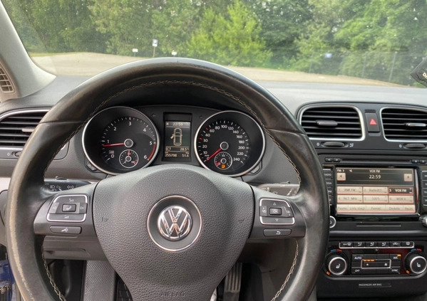 Volkswagen Golf cena 31900 przebieg: 257047, rok produkcji 2012 z Ryglice małe 742